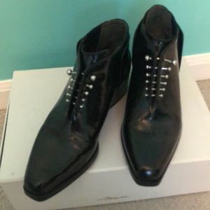 3.1 Phillip Lim black Chelsea boot 37.5